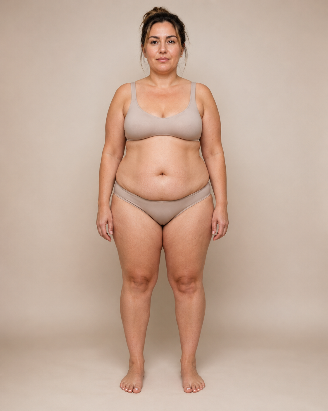 Before tummy tuck body contouring